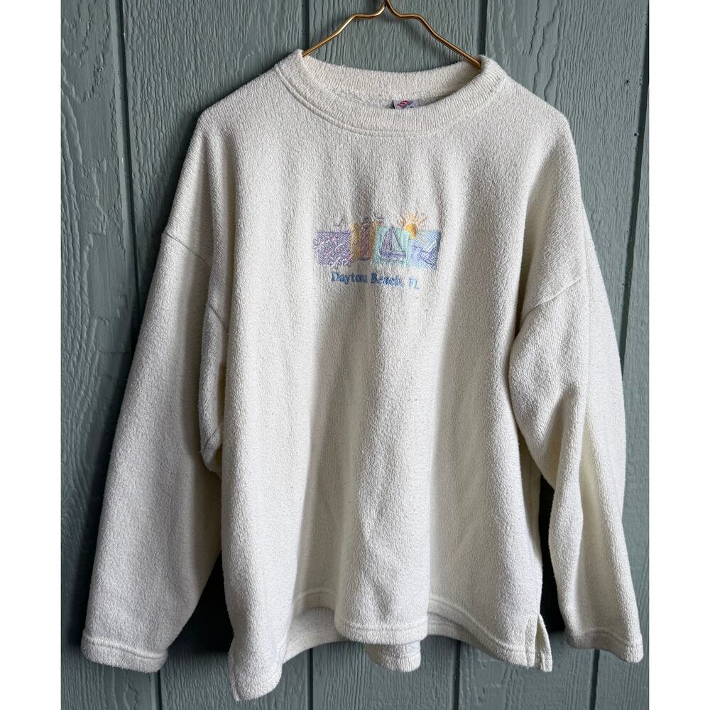 Vintage Daytona Beach Crewneck, USA Made XL